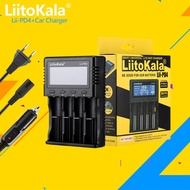 LiitoKala Lii-PD4+Car charger 18650 26650 21700 Lithium Battery Charger