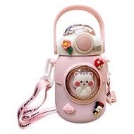 全城熱賣 - 太空倉保溫杯|卡通316水杯|防摔不銹鋼吸管杯|兒童保溫杯|便攜學生杯子|保溫保冷杯|男女孩吸管水杯（LSA-056）