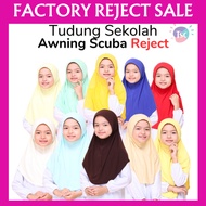 Set B Tudung Sekolah Awning Scuba FACTORY REJECT TSC Tudung Budak Instant Tudung SiComel Kids Hijab
