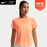 Nike Swift Breathe Womens Dri-FIT Short-Sleeve Running Top - Orange Pulse [IF1681-852]