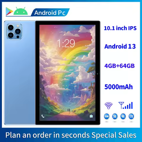 BDF 10.1 Inch Tablet Android 13, 4GB RAM 64GB ROM,1TB Expand,1280x800 IPS Screen 5000MAH Battery,GMS