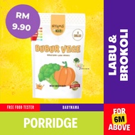 Cik PIJA | Baby Food Powder | Baby FOOD | Sumo Rice Porridge, Pumpkin, Broccoli FROM 6 MONTHS | Vege Porridge