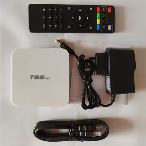 2026 T95 Mini Android Smart TV BOX 100M 2.4G WiFi RJ45 Android 10.0 OS HD 4K Set Top Box Allwinner H