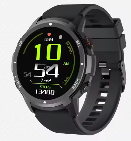 S52 Smart Watch Men Outdoor Sports 1.39 Inch Bluetooth Call Music Player Fitness Tracker Health Moni