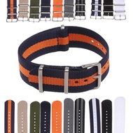 ETX18/20/22mm Adjustable Universal Nylon Weaving Loop Watch Strap Band Heavy Duty Durable Sport Woven Watchstrap Replacement