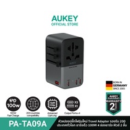 [รับประกัน 2 ปี] AUKEY PA-TA หัวปลั๊กไฟ AUKEY Universal Travel Adapter รุ่นใหม่ ชาร์จเร็ว 35W 65W 10