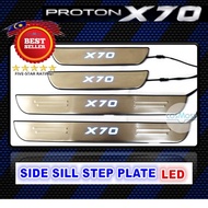 Proton X70 X-70 LED Door Side Sill Step Plates