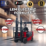 ★LEM★ NEW  2 TON ELECTRIC FORKLIFT