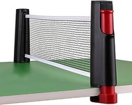 Hipiwe Retractable Table Tennis Net Replacement, Ping Pong Net and Post with PVC Storage Bag, 6 Feet