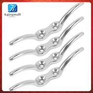 Marine Cleats Stainless Steel Boat Accessories Hook Rope Bollard Dock Croissant Splint Decor of Boats Anchor Line for Docks Kayak 4 Pcs  kgirgmall