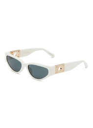 LINDA FARROW TOMIE ACETATE CAT EYE SUNGLASSES