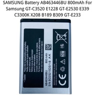 BATERRY AB463446BU 800MAH COMPATIBLE SAMSUNG PHONE E1080 B110 EI320 E251 E258 E428 E2100 1258 1250 B