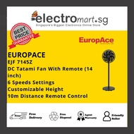 EuropAce EJF 7145Z DC Tatami Fan w Remote (14 inch)
