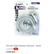 Kris/ Foza Premium Toilet Shower Set - Silver ( Ace Hardware)