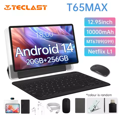 Teclast T65MAX Tablet MT6789(G99) 8-core 2.2GHz/ 8GBRAM/256GB ROM/12.95inch 1200×1920iPS/WIFI5G/4G/1