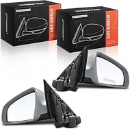 A-Premium Pair (2) Driver and Passenger Side Power Door Mirror - Compatible with Audi A3, A3 Quattro