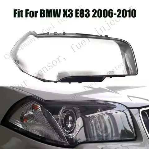 Q+ Headlight Headlamp Clear Lens Right Cover Fit For BMW X3 E83 2006-2010