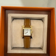 (全新未用）Hermes愛馬仕 heure H手錶金棕