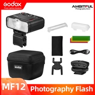 Godox MF12-K2 Macro Flash 2 Light Kit Mini Speedlite built-in Godox X System TTL Flash + Color Filte
