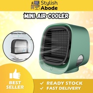 Air Cooler Fan Mini Air Conditioner Adjustable Speed Car Fan Portable Aircond USB Fan 迷你冷气风扇