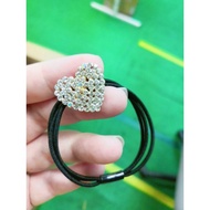 (penang) Bx5 love shape hairtie 桃心头绳