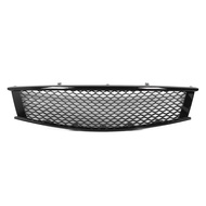 Casytw Gloss Black Mesh Front Bumper Grille Grills for G37 2 Door Coupe Convertible 2008 to 2013