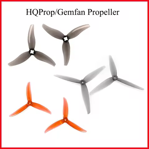 Gemfan 3630-3/4023-3/5136-3/1610-2 Propeller HQProp T4x2.5/7.5X3.7X3/6X3X3 Propeller for GEPRC 2-5In