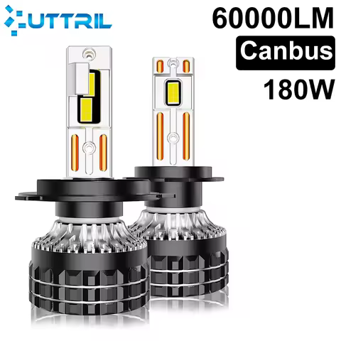 Uttril K9C K7C Pro H7 H4 H11 Led Lamp Bigger Copper Tube Led Lights H1 HB3 9005 HB4 9006 12V For Car