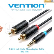 Vention 3.5mm Male to RCA 2 Male Audio Cable for Speaker 8m 10m
