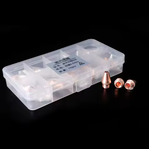 New BOCHU 3D Laser Nozzles 10PCS M8 H19 D11 Caliber 1.0-5.0 For BOCI BLT421T/441T/461T Laser Cutting