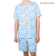 ELLE HOMME INNER | เสื้อคอกลม T-SHIRTS สวมใส่สบาย ระบายอากาศ เนื้อผ้า 100% POLYYESTER | KHR8901W3