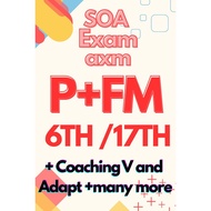 ACTUARIAL SOA EXAM COMBO P 6TH FM 17TH