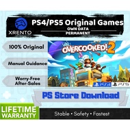 ⚡PS4/PS5⚡Play Station Store Games Overcooked 2 Murah Download Own Data PS Store
