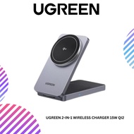 UGREEN 2-IN-1 WIRELESS CHARGER 15W QI2