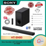 Sony HT-S400 2.1ch Sound Bar With Powerful Wireless Subwoofer Bluetooth Connection