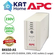 APC UPS BK650-AS 650VA, 400W, 230V BACK-UPS AVR WITH BATTERY BACKUP ( UNINTERRUPTIBLE POWER SUPPLY )