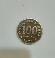 Uang Kuno/Uang Lama/Uang Mahar 100 Rupiah Tahun 1973