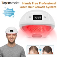Toponechoice 650nm Laser Hair Growth Cap for Hair Regrowth Low Level Laser Therapy (LLLT) Equipment 