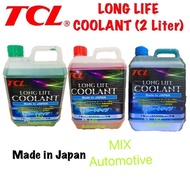 TCL Long Life Radiator Coolant  2 Liter Made in Japan Red / Blue / Green (000 989 08 25G/ 25B / 25R)