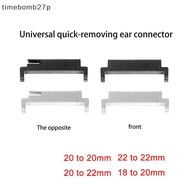 (time) Watch Band Adapters 20mm To 18mm 20mm 22mm To 22mm 22mm To 20mm Qui Release Pins Watchband Co