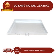 28 X 28 X 2 ALUMINUM SQUARE PANS / SQUARE PANS CAKE PANS