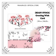 READY STOCK (LOCAL SELLER) Best Wishes Cute Greetings Card / Wish Card / Message Card / Gift Card / 