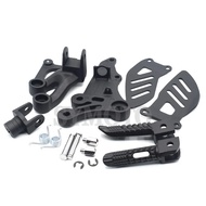 Motorcycle Footrest Set Front Foot Pegs Bracket Mount For Suzuki GSXR600 GSXR750 2006-2010 GSXR 600 