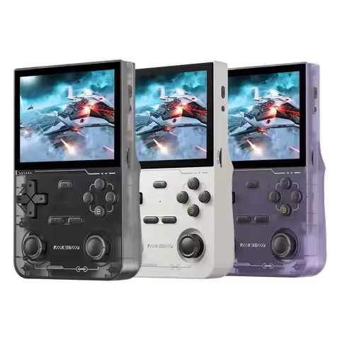 K36 3.5Inch IPS Screen Handheld Game Console 64GB Memory Classic Games Portable Handheld Open Source