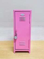 粉紅色迷你夾萬 保險箱 Mini Safety Deposit Box 連鎖及鎖匙