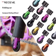 RECEVE Folding Bike Seat Post Push - wheel - Suitable for K3PLUS/412 DAHON & Fengxing, 33.9cm Univer