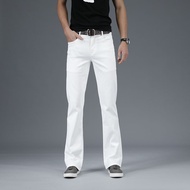 Men Jeans Men Micro Flared Denim Trousers Korean Version Casual Flared Pants Men Denim Straight-Leg 