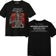 KATUN Avenged Sevenfold T-Shirt - A7X Asia Tour 2026 Premium Distro T-Shirt Combed Cotton 30s Unisex