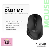 Dmes DMS1-M7 Ergonomic Wireless Mouse Bluetooth Mouse | Rechargeable | 2400 DPI