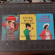 (Original, Seal) Crazy Rich Asians Series Novel Set: Crazy Rich Asians; China Rich Girlfriend; Rich 